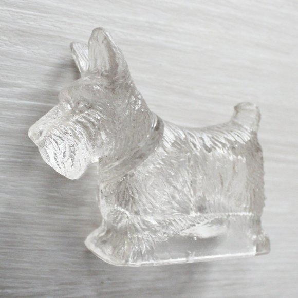 Antique Vintage 1930 Glass Scottie Dog Scottish Terrier Figurine Candy Container - Picture 14 of 15